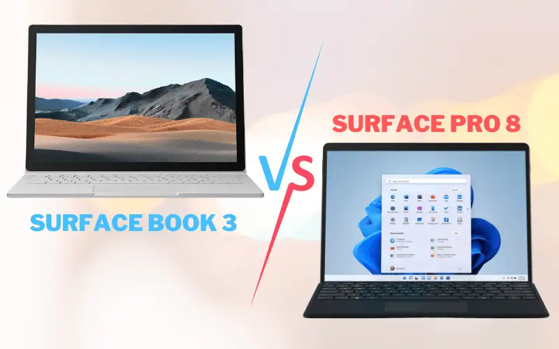 Surface Book 3 vs Surface Pro 8
