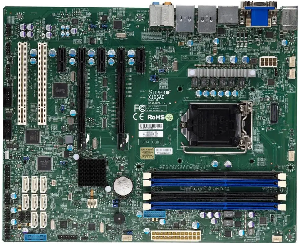 Supermicro ATX DDR3 1600 LGA 1150 Motherboard